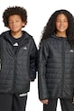 Detská bunda adidas jemné zateplenie čierna JL7444