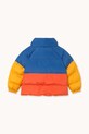 Chłopiec Tinycottons kurtka dziecięca COLOR BLOCK SHORT PADDED JACKET AW25.142 pomarańczowy
