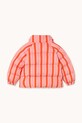Chłopiec Tinycottons kurtka dziecięca RETRO STRIPES SHORT PADDED JACKET AW25.147 różowy
