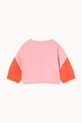 Tinycottons kurtka niemowlęca TINY COLOR BLOCK BABY JACKET AW25.276 różowy AW25