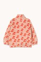 Tinycottons kurtka dziecięca CHERRIES POLAR JACKET AW25.568 pomarańczowy AW25