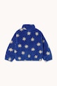 Detská bunda Tinycottons STARS POLAR JACKET AW25.572 tmavomodrá AW25