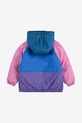 Мальчик Двусторонняя детская куртка Bobo Choses Lucky Clover 225AB105 фиолетовой