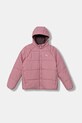 Puma kurtka dwustronna dziecięca Reversible Puffer Jacket 688407. różowy AW25