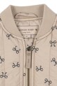 Chłopiec Konges Sløjd kurtka dziecięca JUNO PRINTED BOMBER JACKET KS104078.9BYA zielony