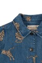 Deklice Otroška bombažna jakna Konges Sløjd MAGOT JACKET GOTS KS103886.9BYA mornarsko modra