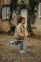 Dětská bunda Donsje Oscor Jacket Alpaca s podšívkou zelená 4102301