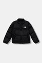Detská páperová bunda The North Face KID 1996 RETRO NUPTSE JACKET zateplené čierna NF0A82TSGOF1