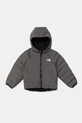 The North Face kurtka dwustronna dziecięca KID REVERSIBLE PERRITO HOODED JACKET NF0A88VJWOO1 czarny AW25