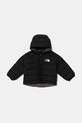 The North Face kurtka dwustronna dziecięca BABY REVERSIBLE PERRITO HOODED JACKET pozostałe czarny NF0A88W3WOO1