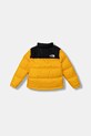Detská páperová bunda The North Face TEEN 1996 RETRO NUPTSE JACKET NF0A8A4CGO71 žltá AW25