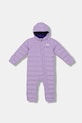 The North Face combinezon bebe BABY PERRITO ONE PIECE cu captuseala violet NF0A8DH0QZI1