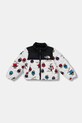Detská páperová bunda The North Face KID 1996 RETRO NUPTSE JACKET -PRINT zateplené biela NF0A8E842LP1