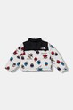 Detská páperová bunda The North Face KID 1996 RETRO NUPTSE JACKET -PRINT NF0A8E842LP1 biela AW25