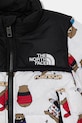 Κοριτσίστικα Παιδικό μπουφάν με πούπουλα The North Face KID 1996 RETRO NUPTSE JACKET -PRINT NF0A8E842LP1 λευκό
