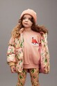 Mini Rodini kurtka dziecięca Alpine flowers pozostałe żółty 25710113