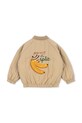 Detská bunda bomber Konges Sløjd JUNO BOMBER JACKET oversize béžová KS103484.9BYA