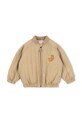 Detská bunda bomber Konges Sløjd JUNO BOMBER JACKET KS103484.9BYA béžová AW25