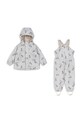 Konges Sløjd kurtka RAINY PALME SET KS103530.9BYA niebieski AW25