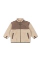 Konges Sløjd kurtka dziecięca FLYNN FLEECE JACKET GRS KS103464.9BYA beżowy AW25