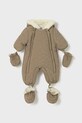 Kombinezon za bebe Mayoral Newborn Planet friendly smeđa 2615.1C.Newborn.9BYA