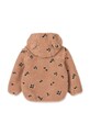 Chłopiec Liewood kurtka niemowlęca Mara Pile Jacket With Ears LW18633.9BYA pomarańczowy