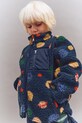 Dječja jakna Liewood Nolan Pile Jacket Planet friendly mornarsko plava LW19877.9BYA