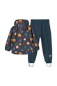 Chłopiec Liewood kurtka i spodnie dziecięce Pedia Rainwear Set LW19909.9BYA granatowy