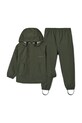 Liewood kurtka i spodnie dziecięce Pedia Rainwear Set LW19909.9BYA zielony AW25
