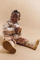 Dětská bunda a kalhoty Liewood Manu Rainwear Set nezateplené béžová LW19910.9BYA
