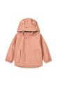 Chłopiec Liewood kurtka i spodnie niemowlęce Manu Rainwear Set LW19910.9BYA pomarańczowy