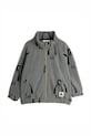 Mini Rodini kurtka dziecięca Penguin bez kaptura szary 11000091