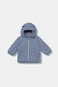 Kojenecká bunda United Colors of Benetton s podšívkou modrá 2WU0AN00W.W.Season.9BYA