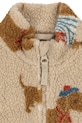 Konges Sløjd kurtka dziecięca JODY TEDDY JACKET GRS beżowy KS105180.9BYA
