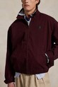 Polo Ralph Lauren jachetă de bumbac burgundia 710961929