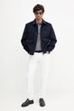 Volnena jakna BOSS BECKHAM X BOSS 50555817 mornarsko modra AW25