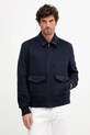 Volnena jakna BOSS BECKHAM X BOSS mornarsko modra 50555817