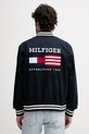 Odzież Tommy Hilfiger kurtka bomber MW0MW40647 granatowy