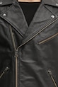 Samsoe Samsoe leather biker jacket SACOBAIN M25200027 black