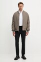 Calvin Klein kurtka bomber LV04LC513G brązowy AW25