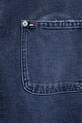 Tommy Jeans geacă cu aspect de cămașă DM0DM21833 bleumarin