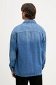 Îmbrăcăminte Tommy Jeans geacă cu aspect de cămașă DM0DM21241 albastru