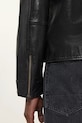 Ρούχα Δερμάτινο μπουφάν AllSaints MILLER M009LA μαύρο