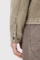 Βαμβακερό μπουφάν AllSaints ROTHWELL μπεζ M013OC