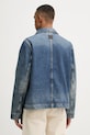 Odzież AllSaints kurtka jeansowa męska bawełniana EXILE M030OC niebieski