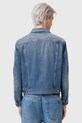 AllSaints kurtka jeansowa bawełniana EXILE niebieski M030OC