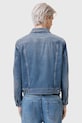 AllSaints kurtka jeansowa bawełniana EXILE niebieski M030OC
