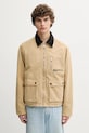 Bombažna jakna Karl Lagerfeld Jeans Drugo bež A3M14058