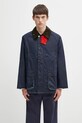 Barbour kurtka bawełniana x Paul Smith OS Bedale Wax bez kaptura granatowy MWX2515NY94