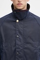 Памучно яке Barbour x Paul Smith OS Bedale Wax MWX2515NY94 тъмносин